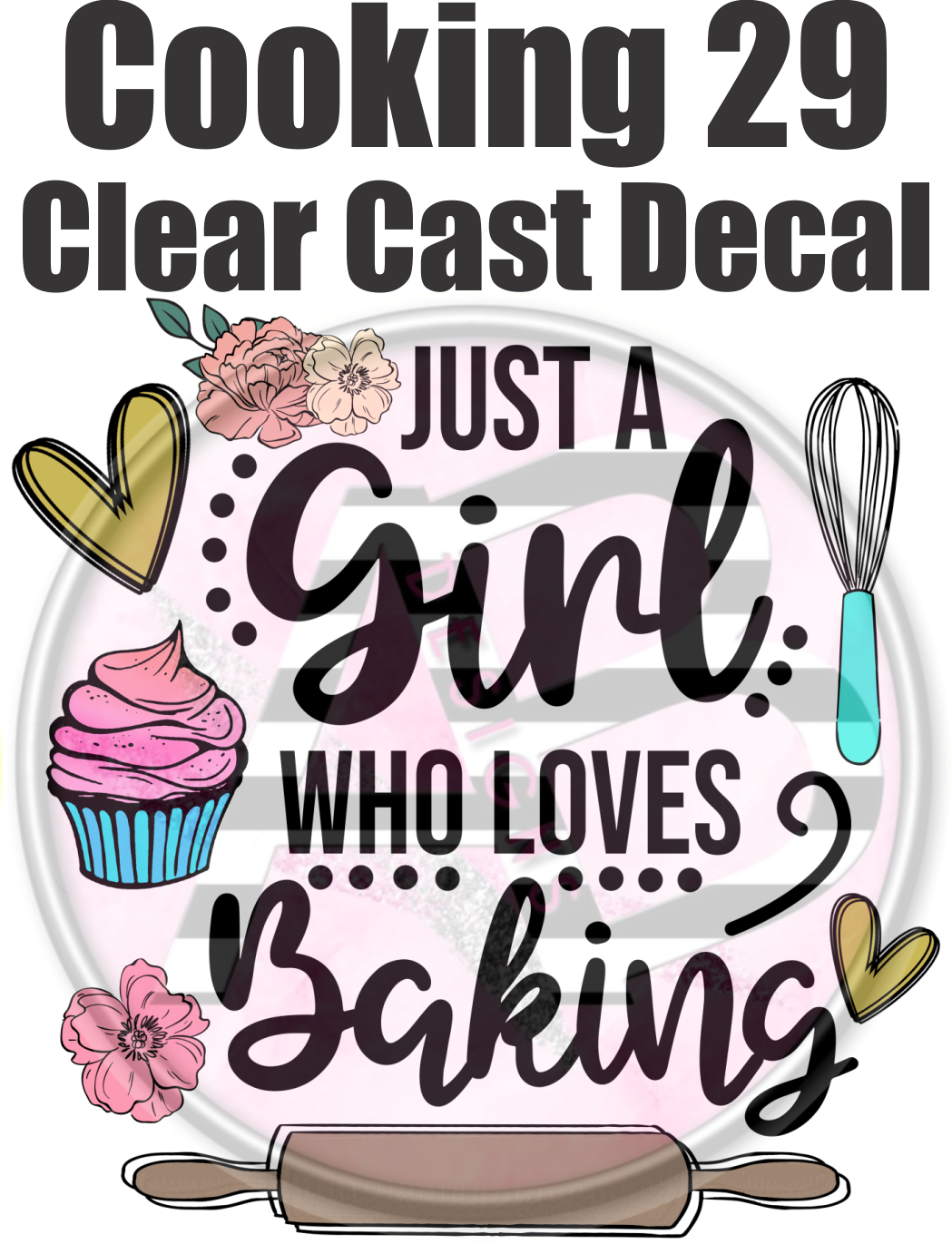 Cooking 29 - Clear Cast Decal - 177