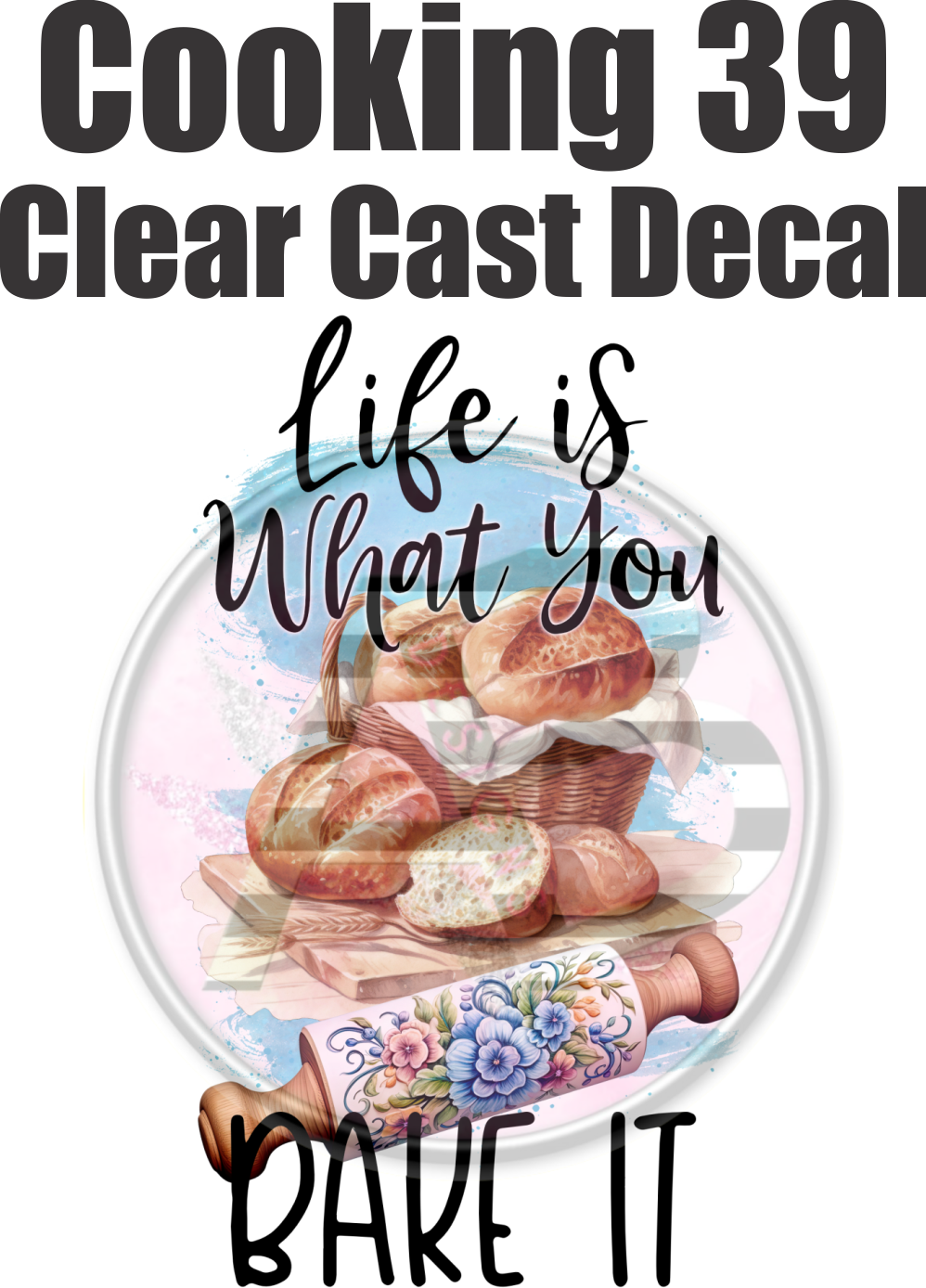 Cooking 39 - Clear Cast Decal - 187
