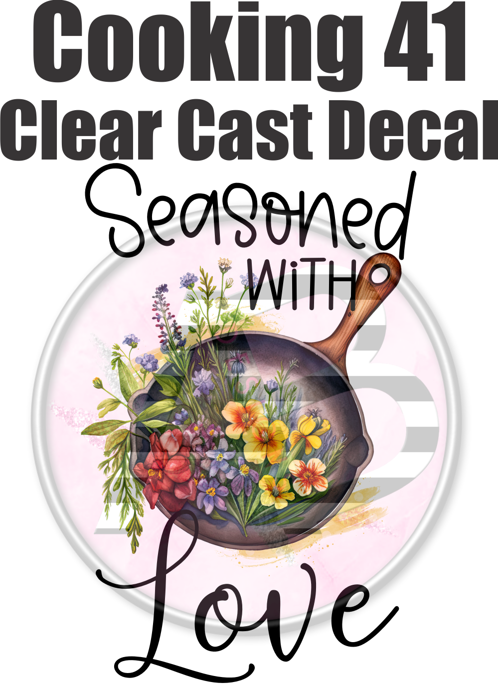 Cooking 41 - Clear Cast Decal - 189