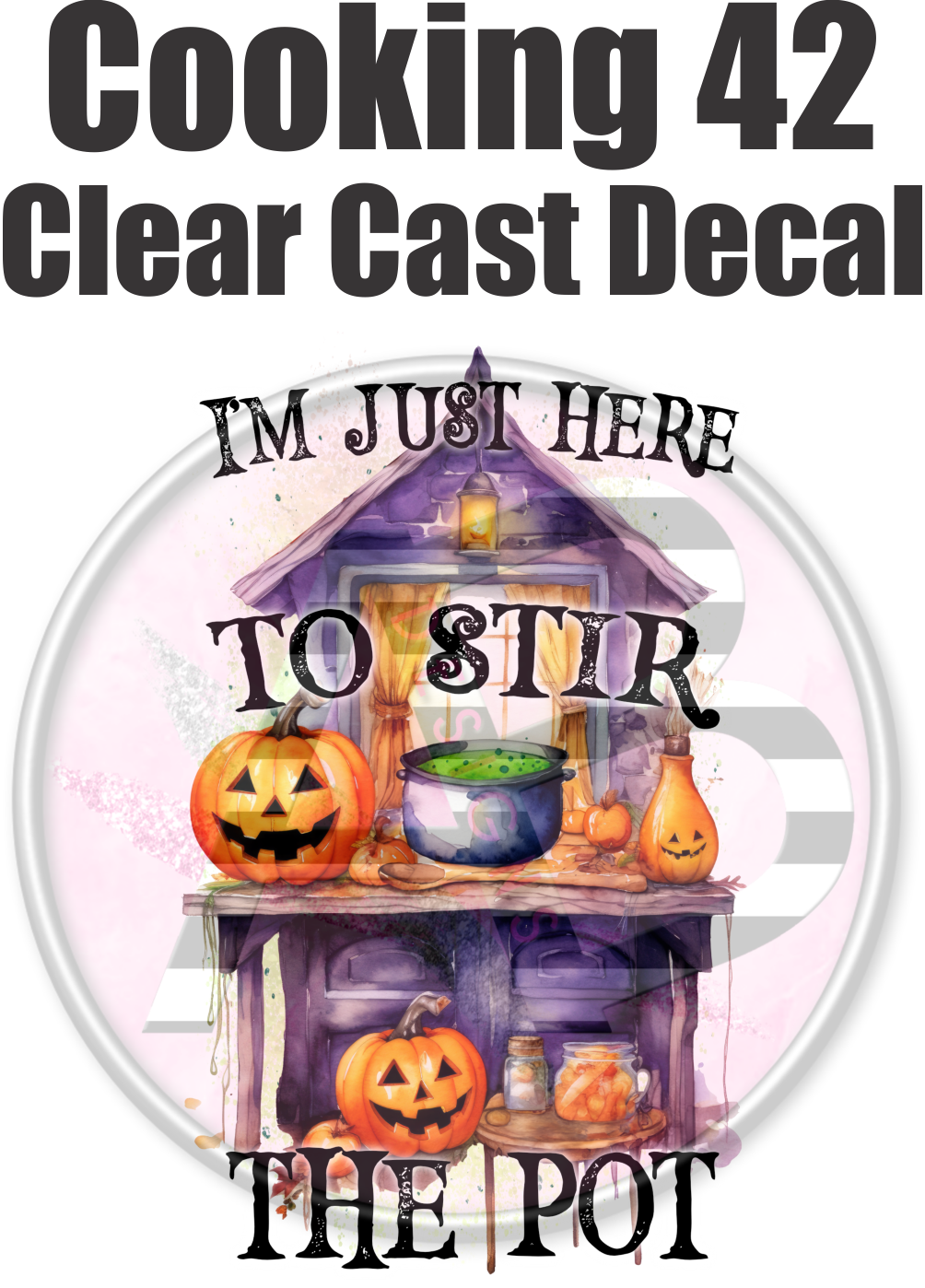 Cooking 42 - Clear Cast Decal - 190