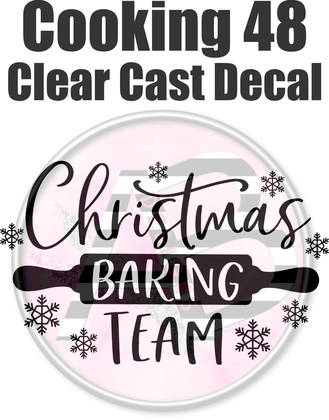 Cooking 48 - Clear Cast Decal - 196