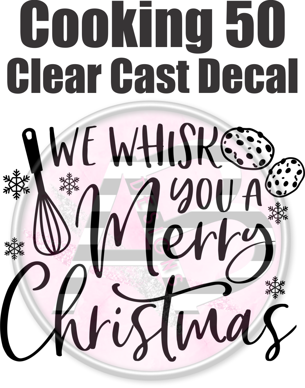 Cooking 50 - Clear Cast Decal - 198