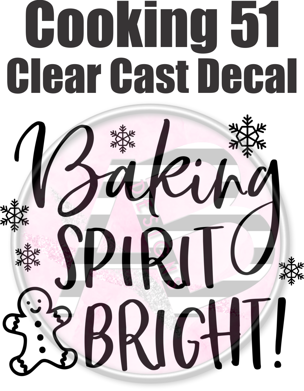 Cooking 51 - Clear Cast Decal - 199