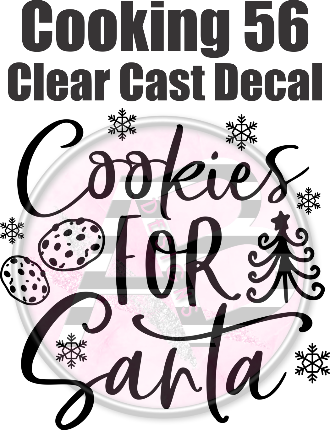 Cooking 56 - Clear Cast Decal - 204 – AB Designs, Co.