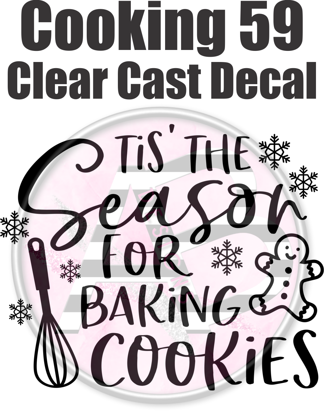 Cooking 59 - Clear Cast Decal - 207