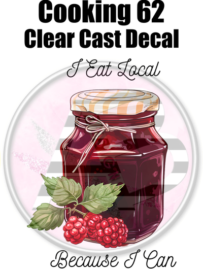 Cooking 62 - Clear Cast Decal - 289