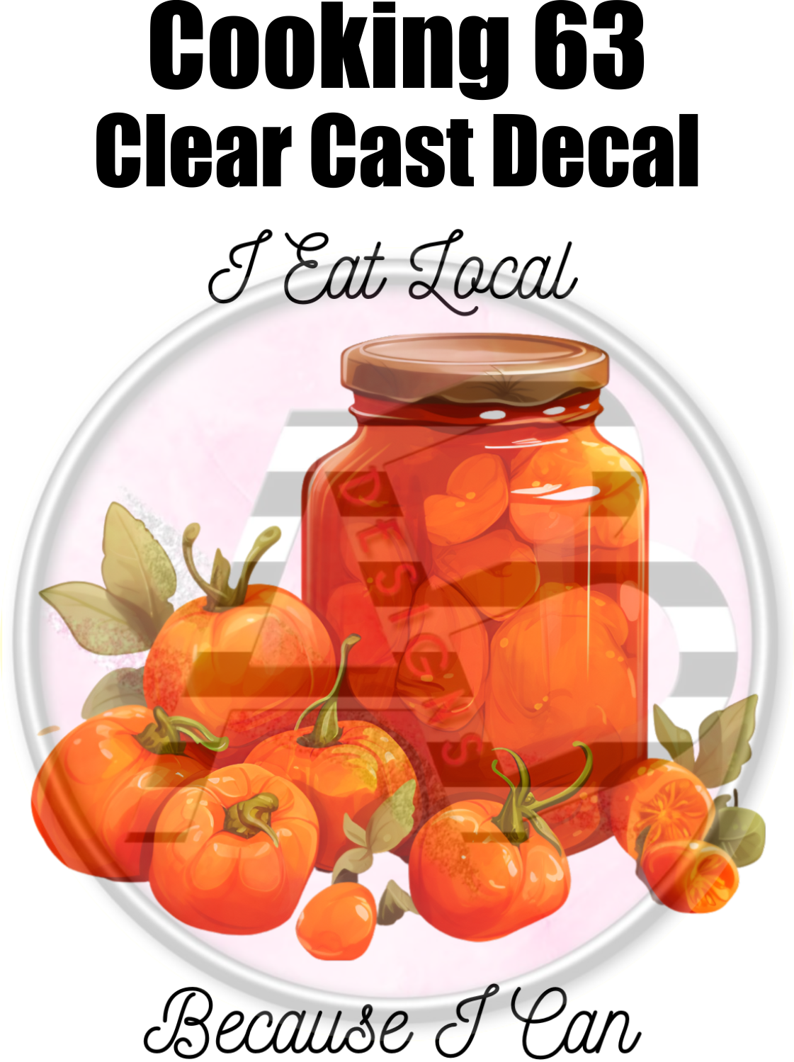 Cooking 63 - Clear Cast Decal - 290