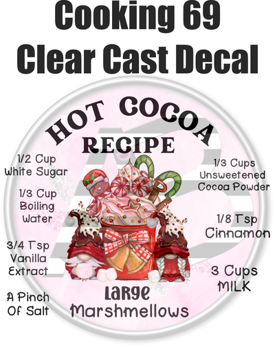 Cooking 69 - Clear Cast Decal - 362