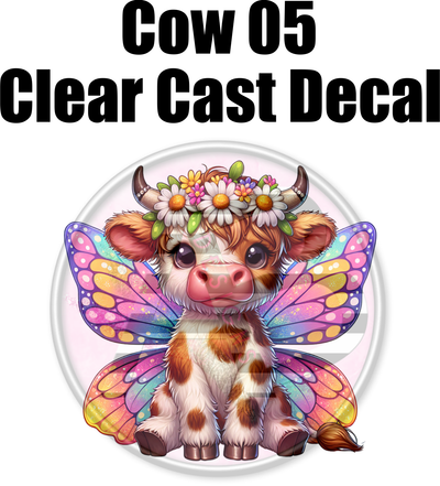 Cow 05 - Clear Cast Decal-652