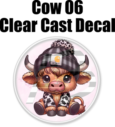 Cow 06 - Clear Cast Decal-653