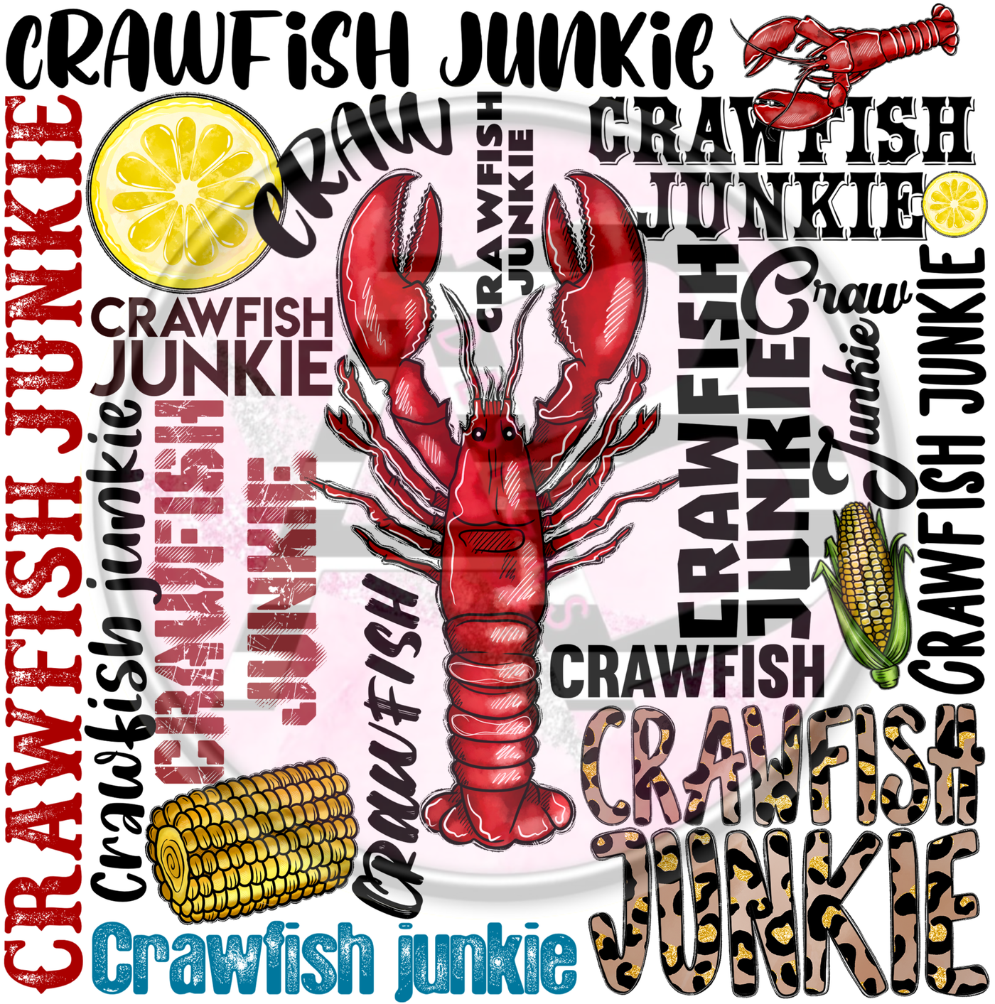 DTF Heat Transfer - Crawfish 04