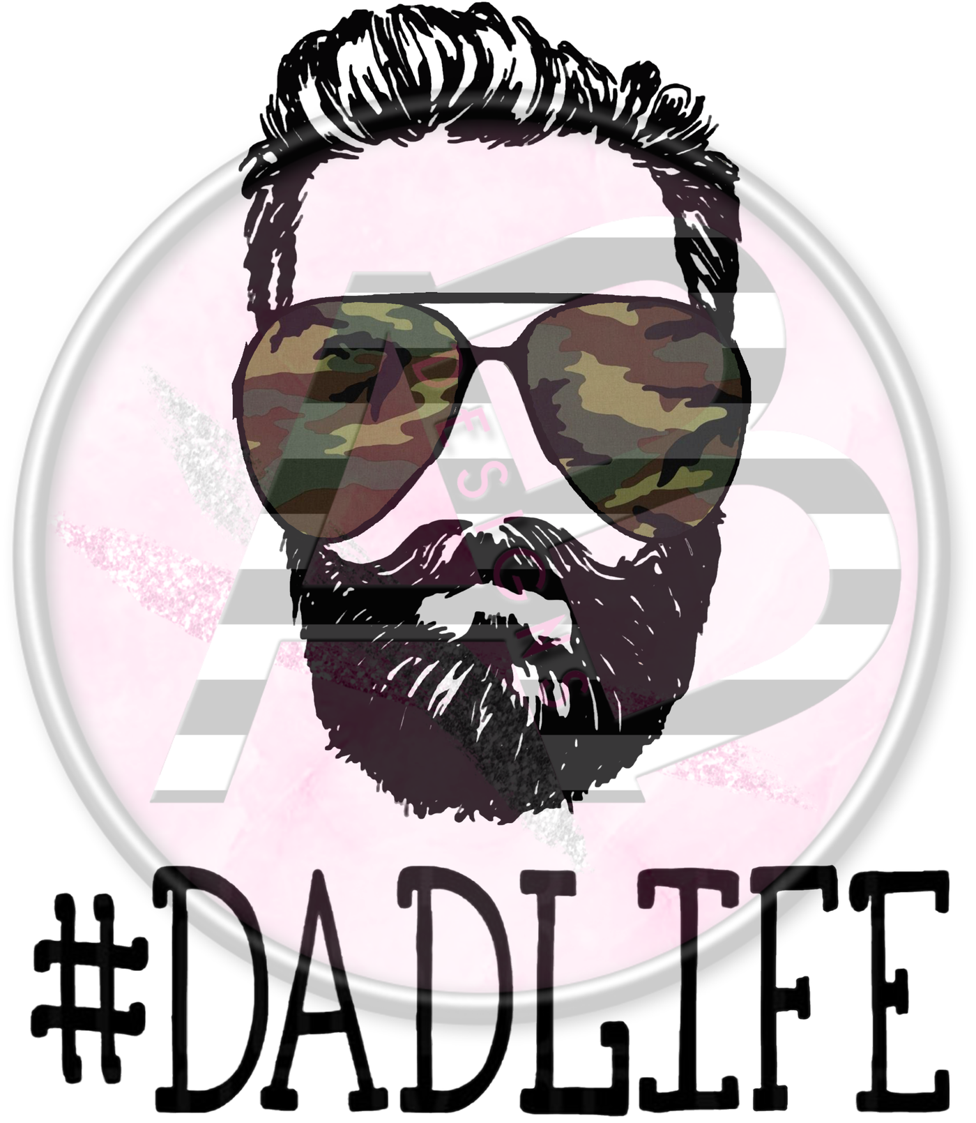 DTF Heat Transfer - Dad Life 02