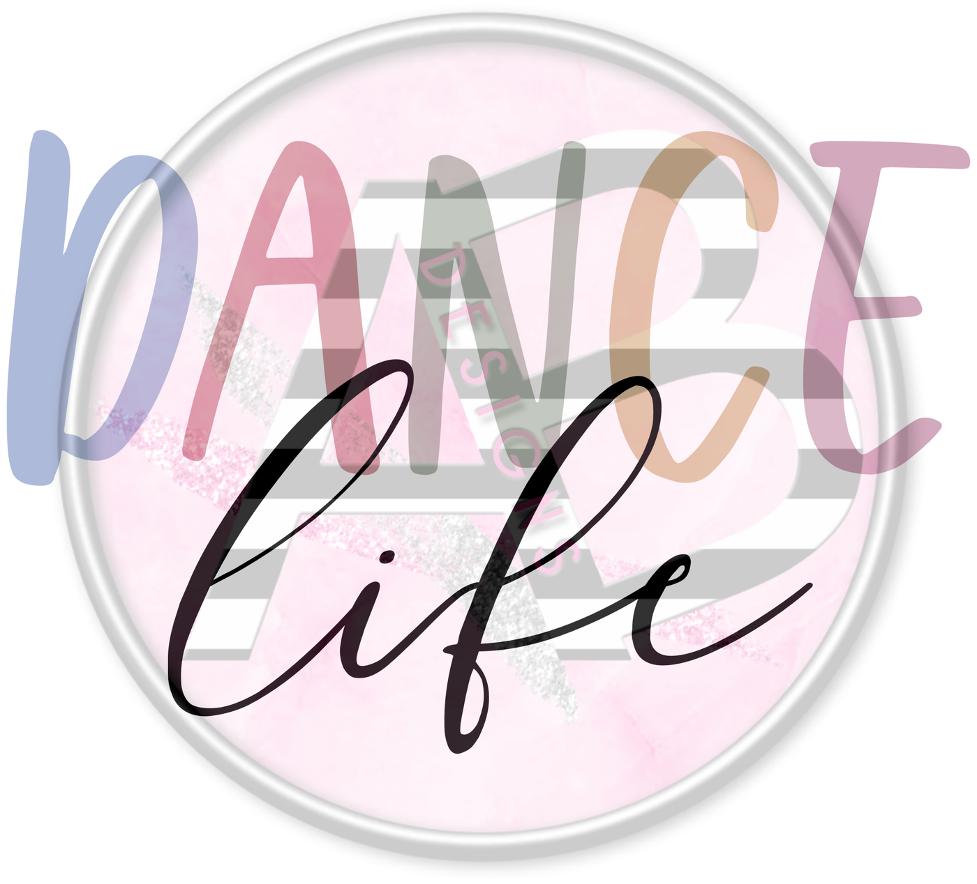 DTF Heat Transfer - Dance Life 05