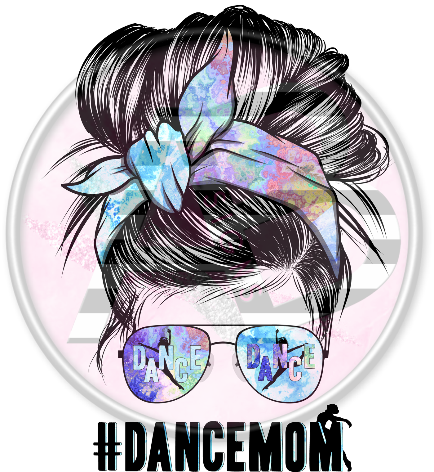 DTF Heat Transfer - Dance Mom 01