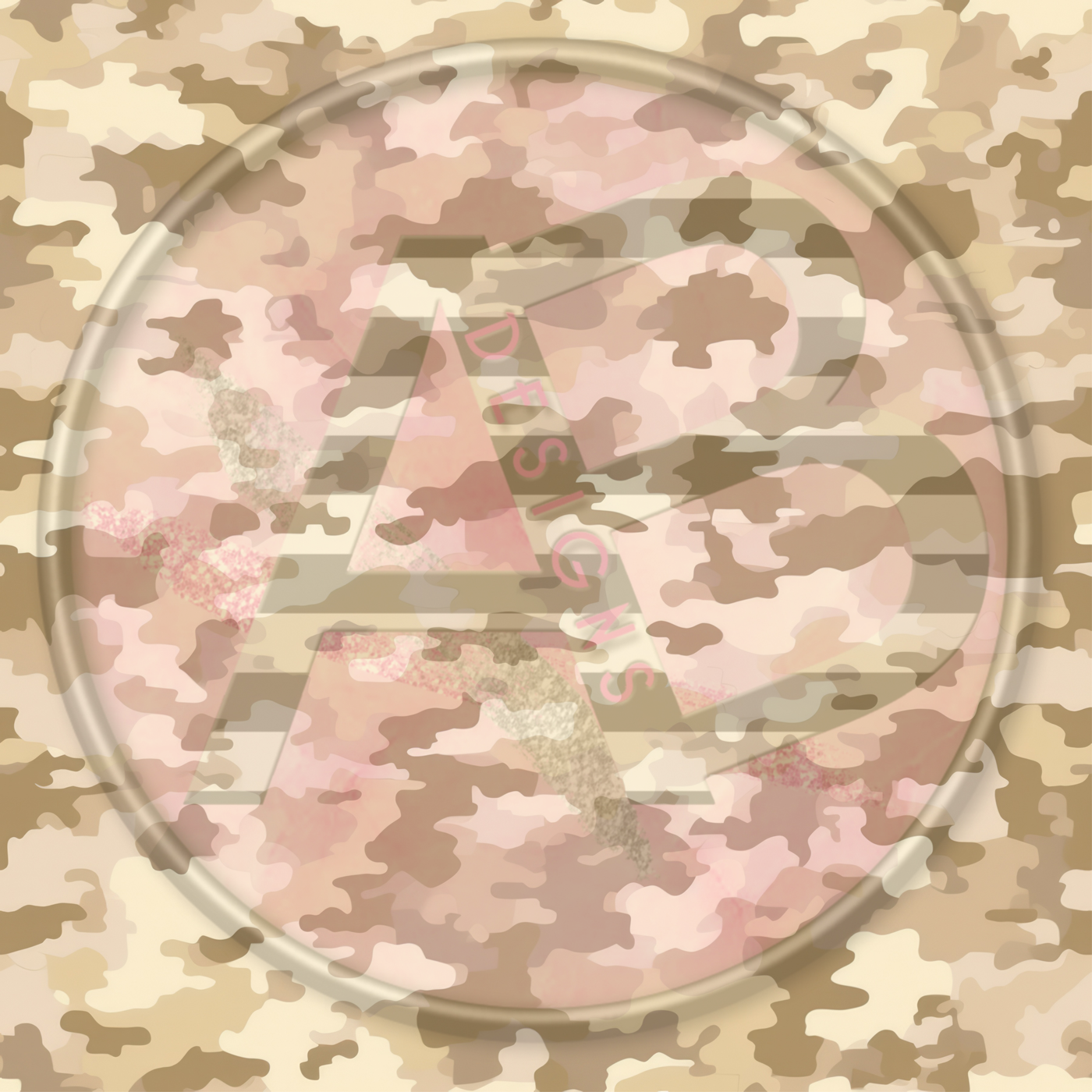 Adhesive Patterned Vinyl - Desert Camo 11