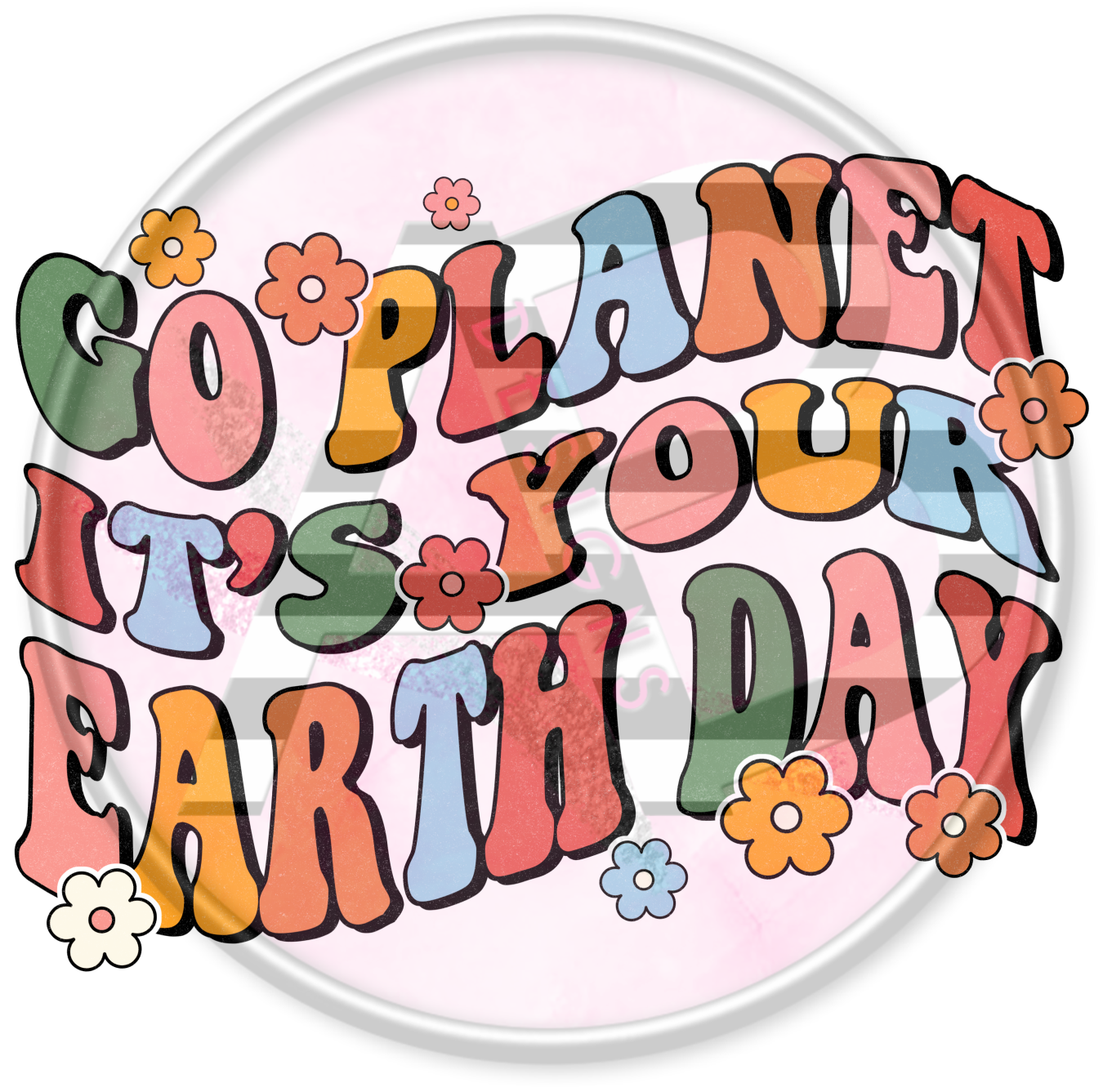 DTF Heat Transfer - Earth Day 04