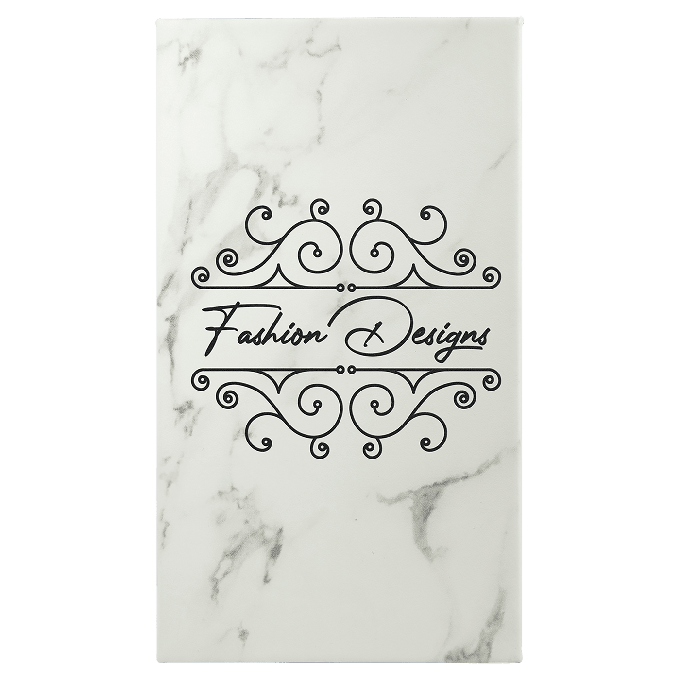 Sketch Book with Unlined Notepad - 5.25” x 8.25” - Custom Laser Engraving