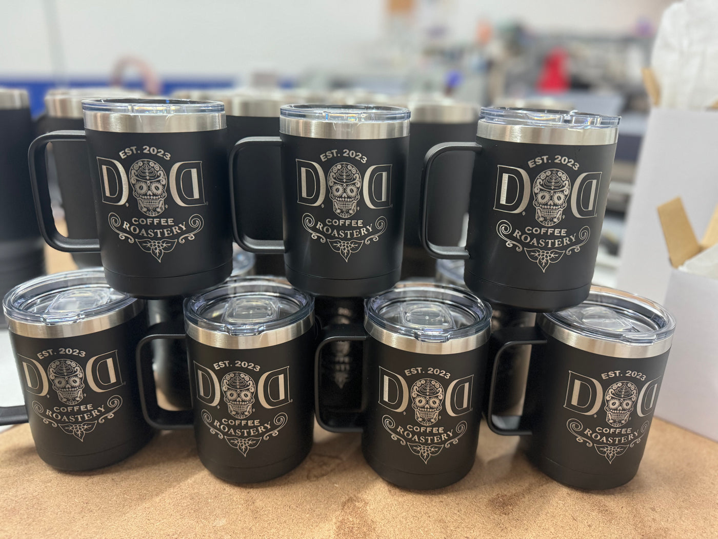 15oz Laser Engraved Custom Travel Mug