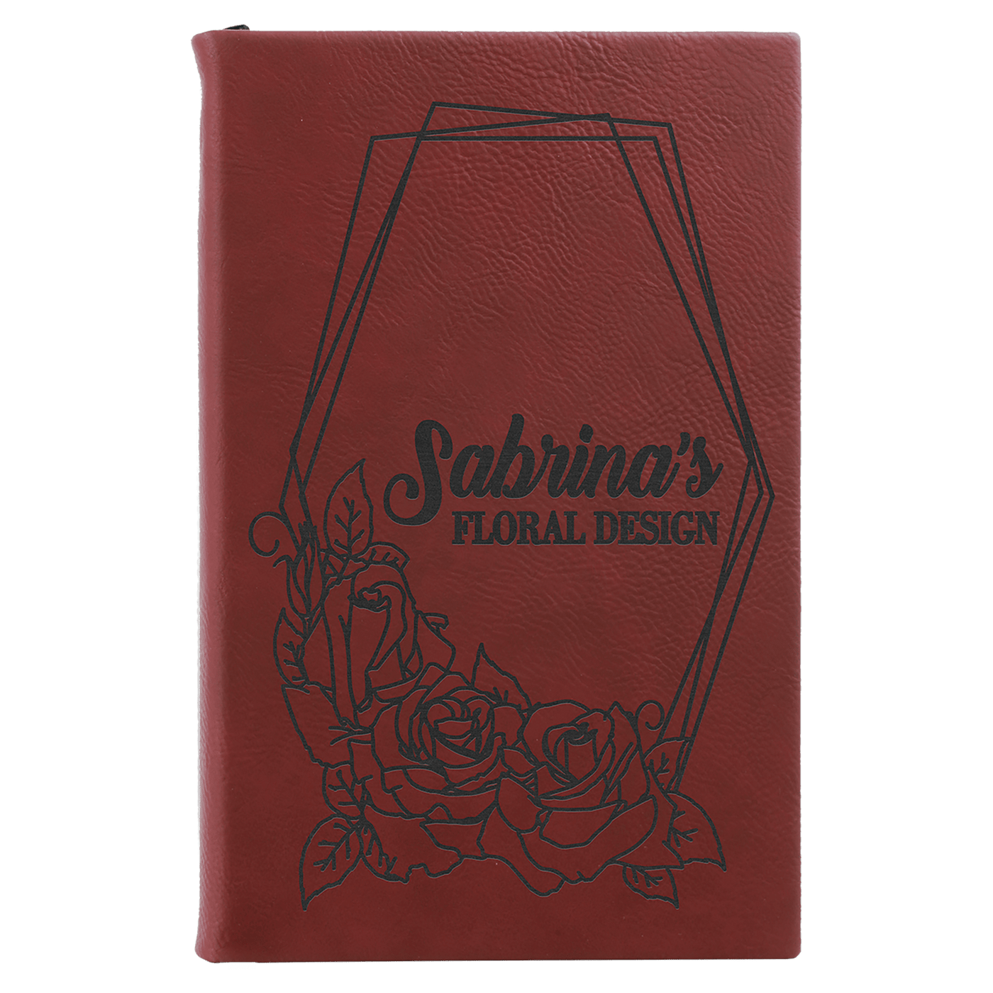 Sketch Book with Unlined Notepad - 5.25” x 8.25” - Custom Laser Engraving