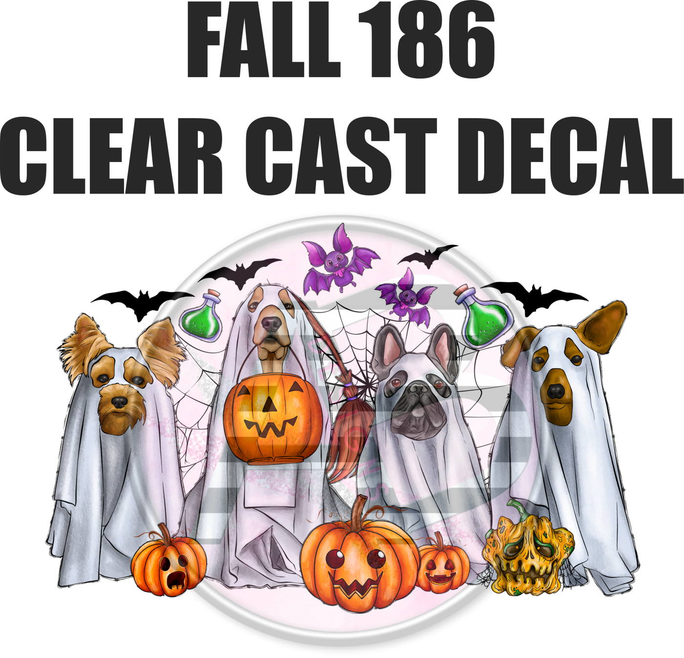 Fall 186 - Clear Cast Decal