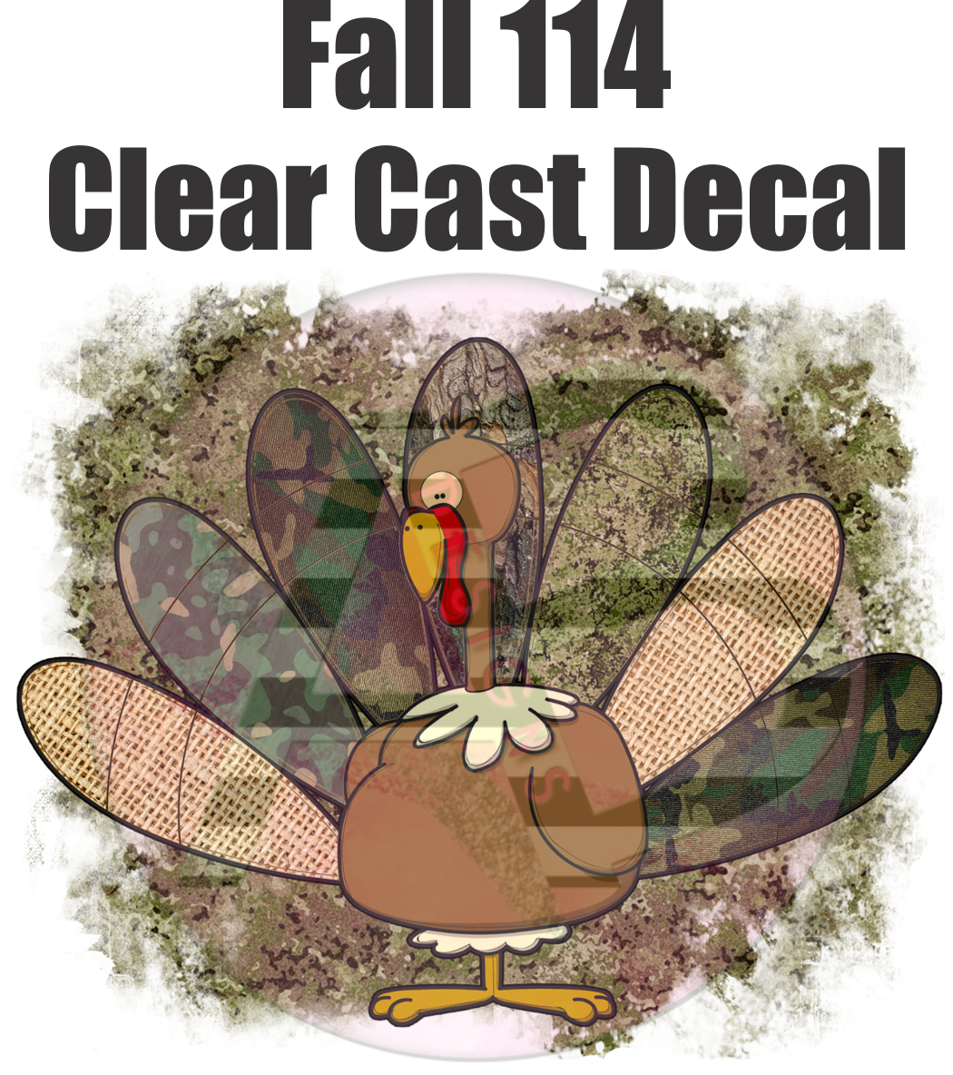 Fall 114 - Clear Cast Decal