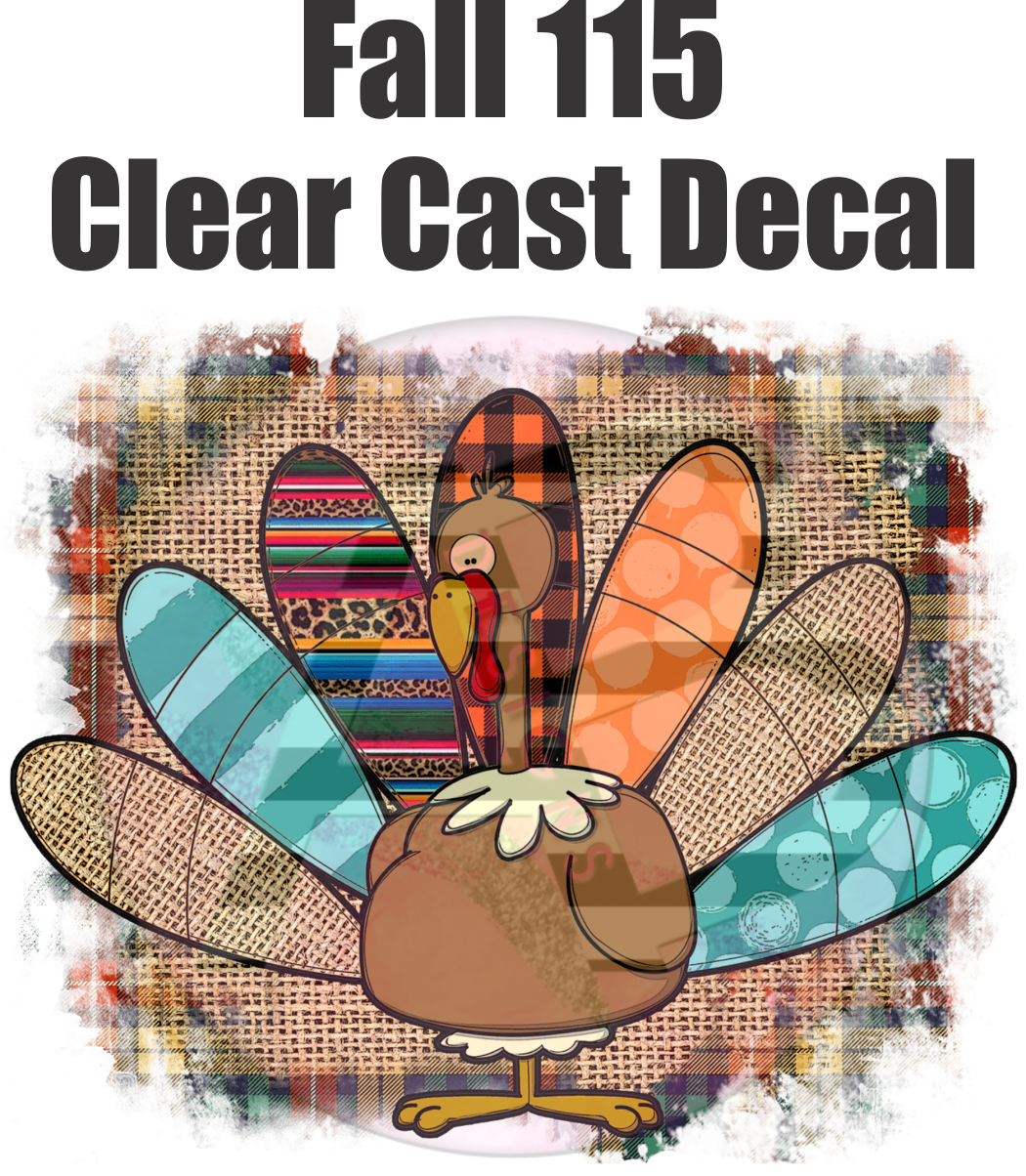 Fall 115 - Clear Cast Decal