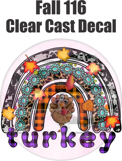 Fall 116 - Clear Cast Decal