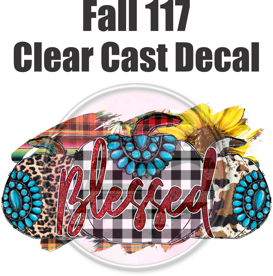 Fall 117 - Clear Cast Decal