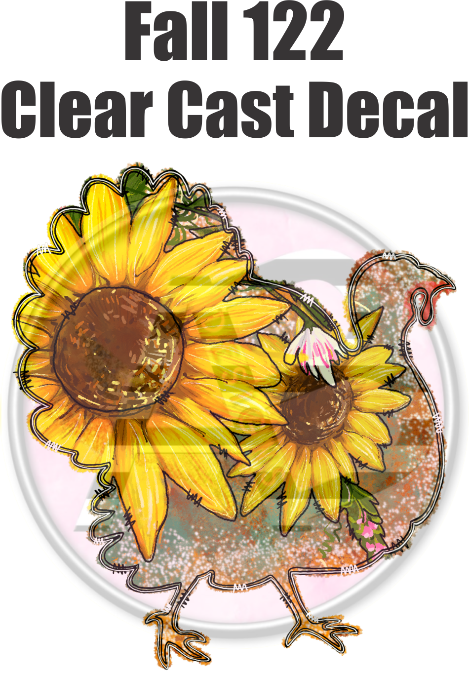 Fall 122 - Clear Cast Decal