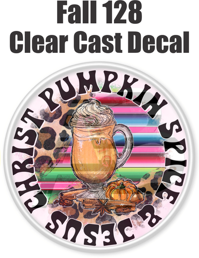 Fall 128 - Clear Cast Decal