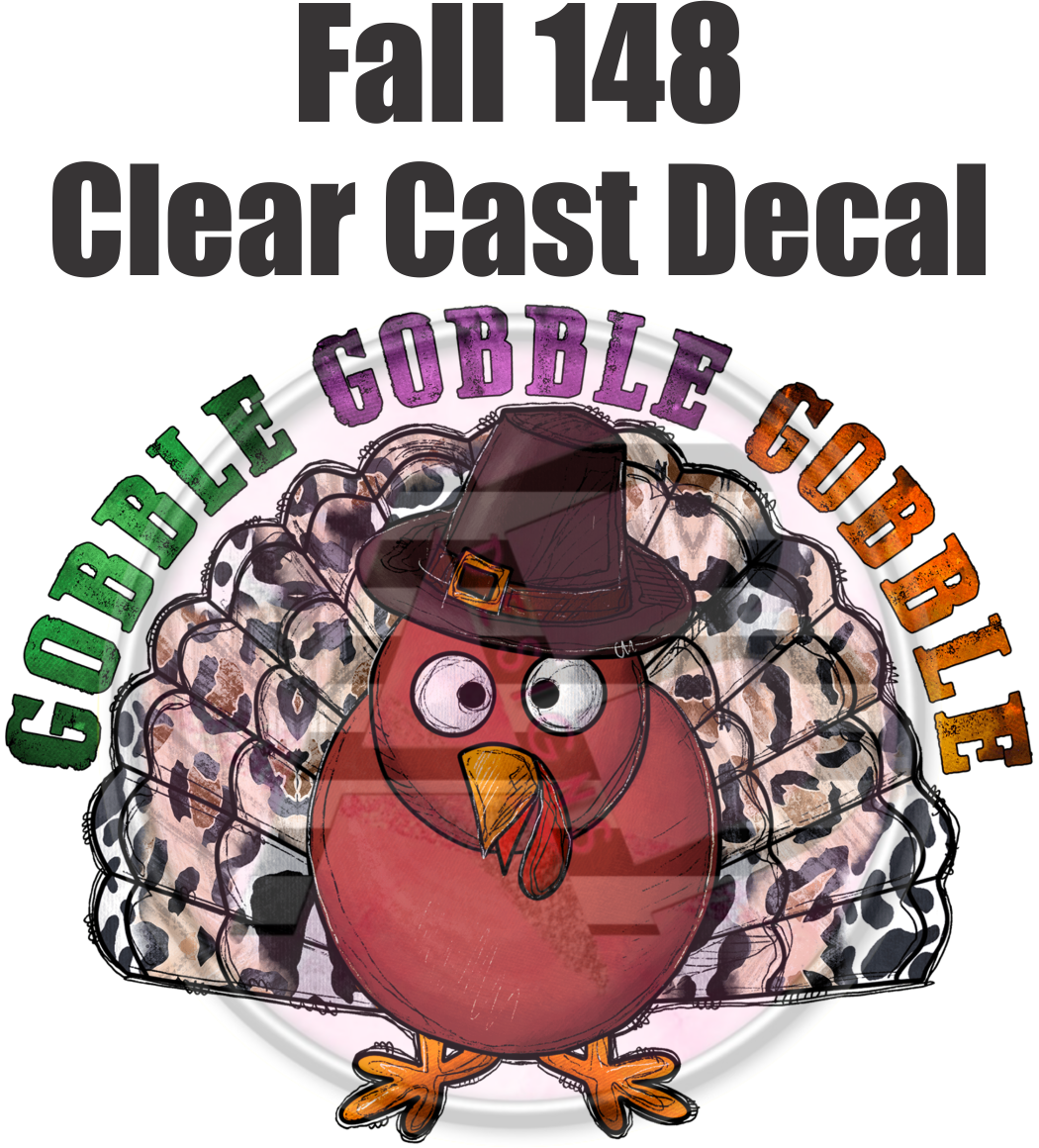 Fall 148 - Clear Cast Decal