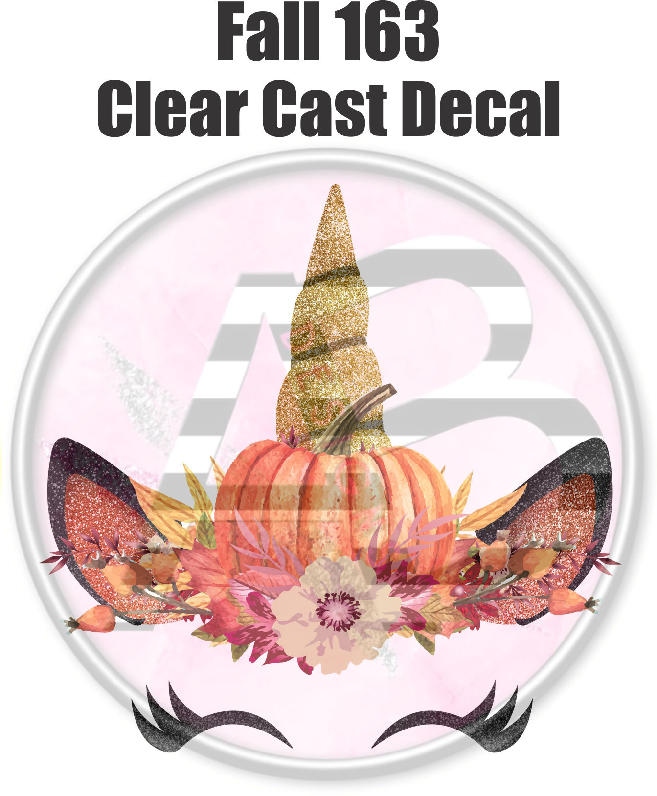 Fall 163 - Clear Cast Decal