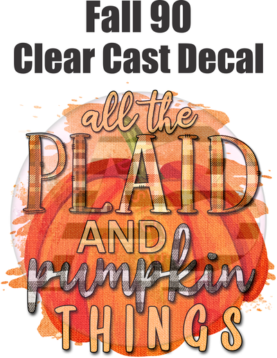 Fall 90 - Clear Cast Decal