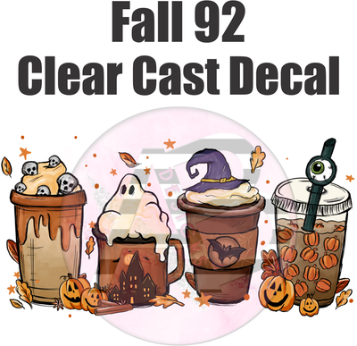 Fall 92 - Clear Cast Decal