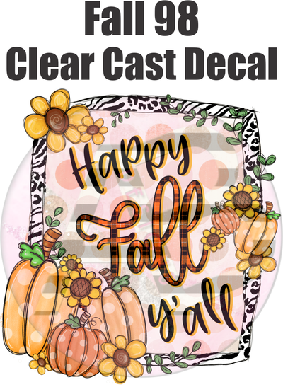 Fall 98 - Clear Cast Decal