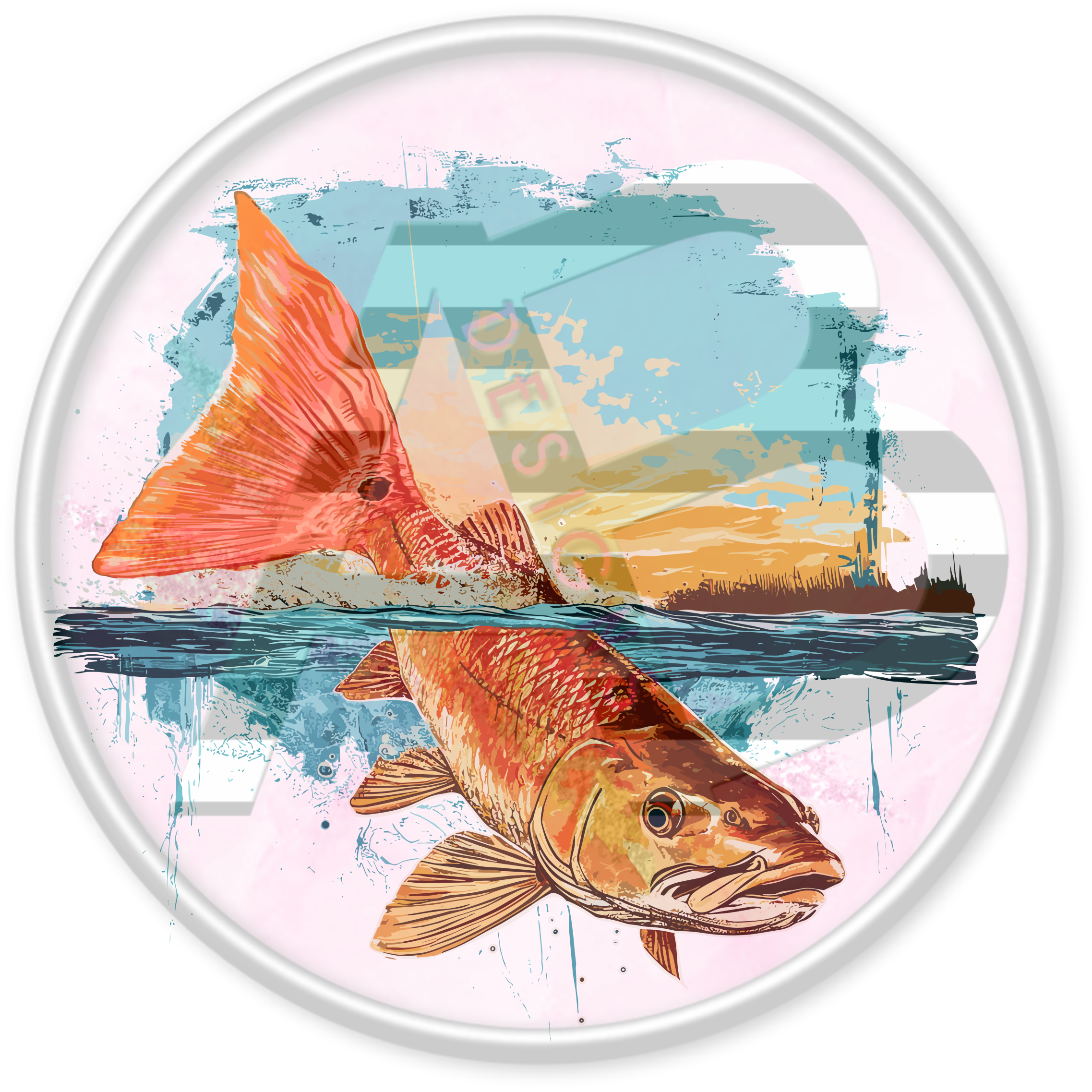 DTF Heat Transfer - Fish 11 – AB Designs, Co.