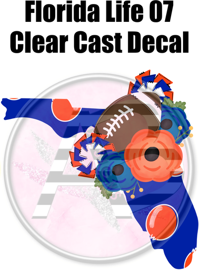 Florida Life 07 - Clear Cast Decal - 118