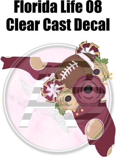 Florida Life 08 - Clear Cast Decal - 119