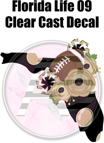 Florida Life 09 - Clear Cast Decal - 120