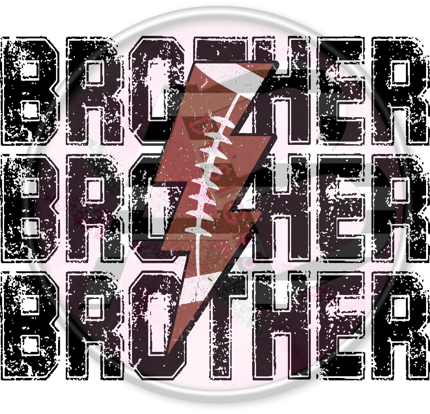 DTF Heat Transfer - Football Brother 1