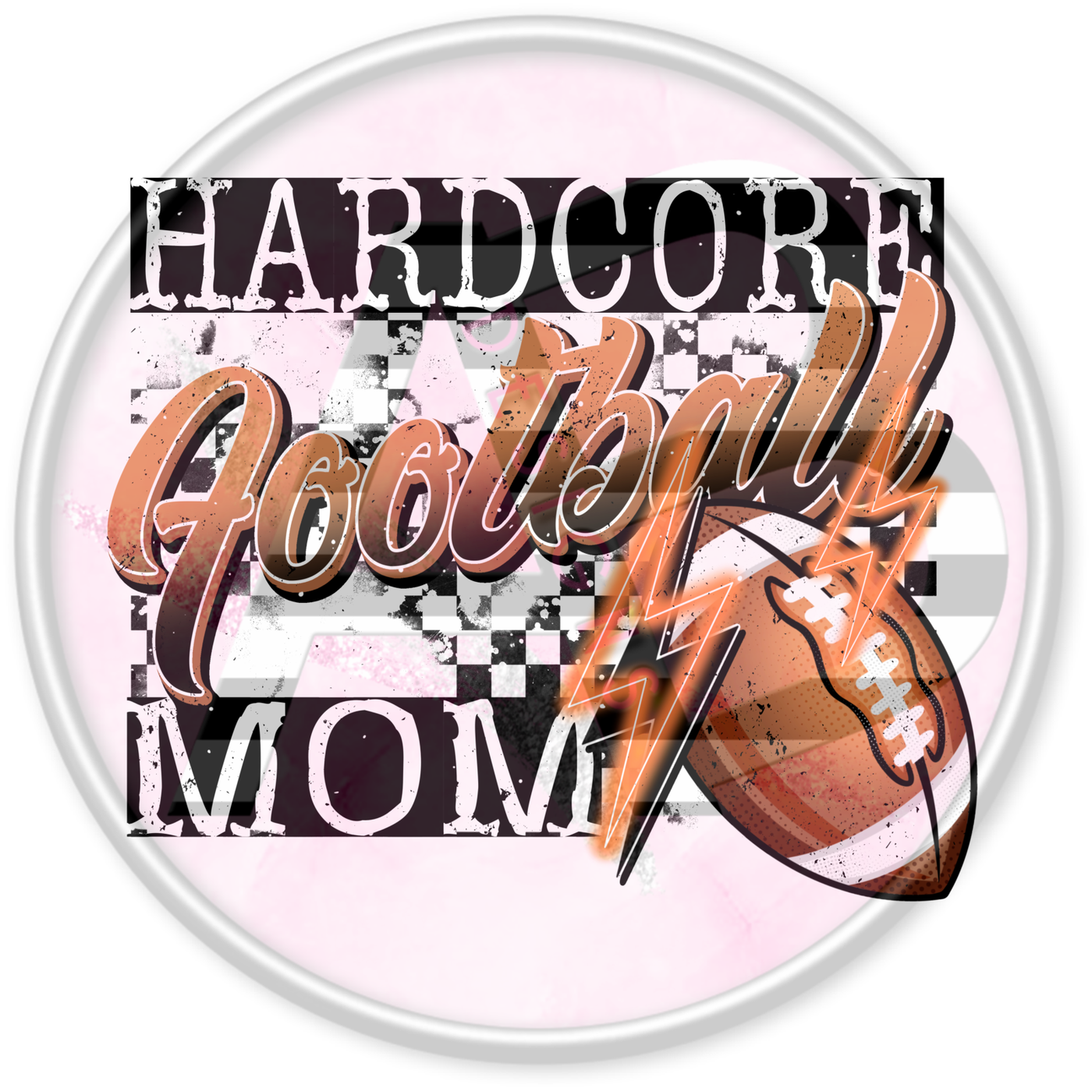 DTF Heat Transfer - Football Mom 06