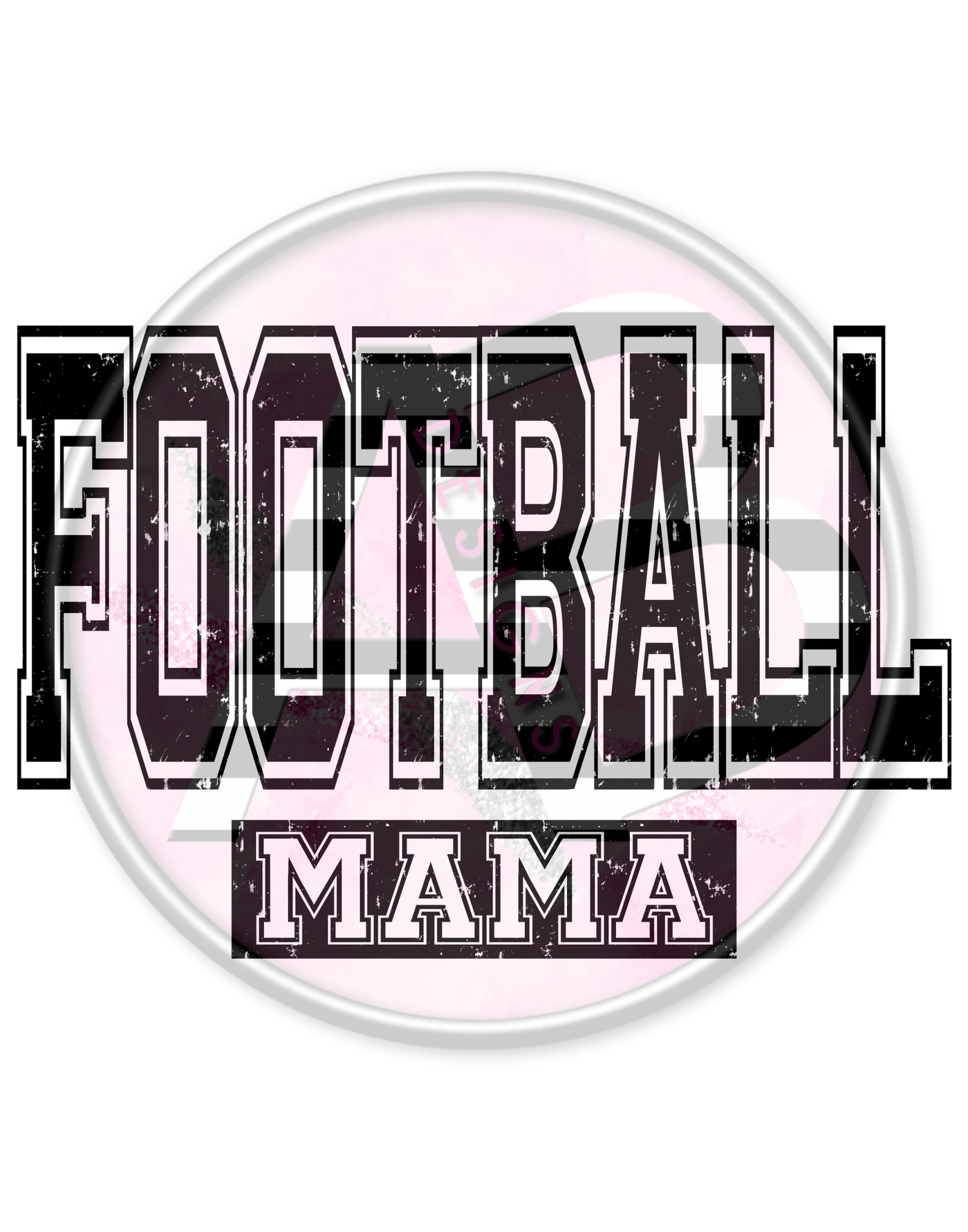 DTF Heat Transfer - Football Mom 08