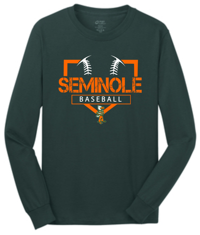 SHS Baseball Cotton Long Sleeve Shirt - PC54LS Port & Company® Long Sleeve Core Cotton Tee