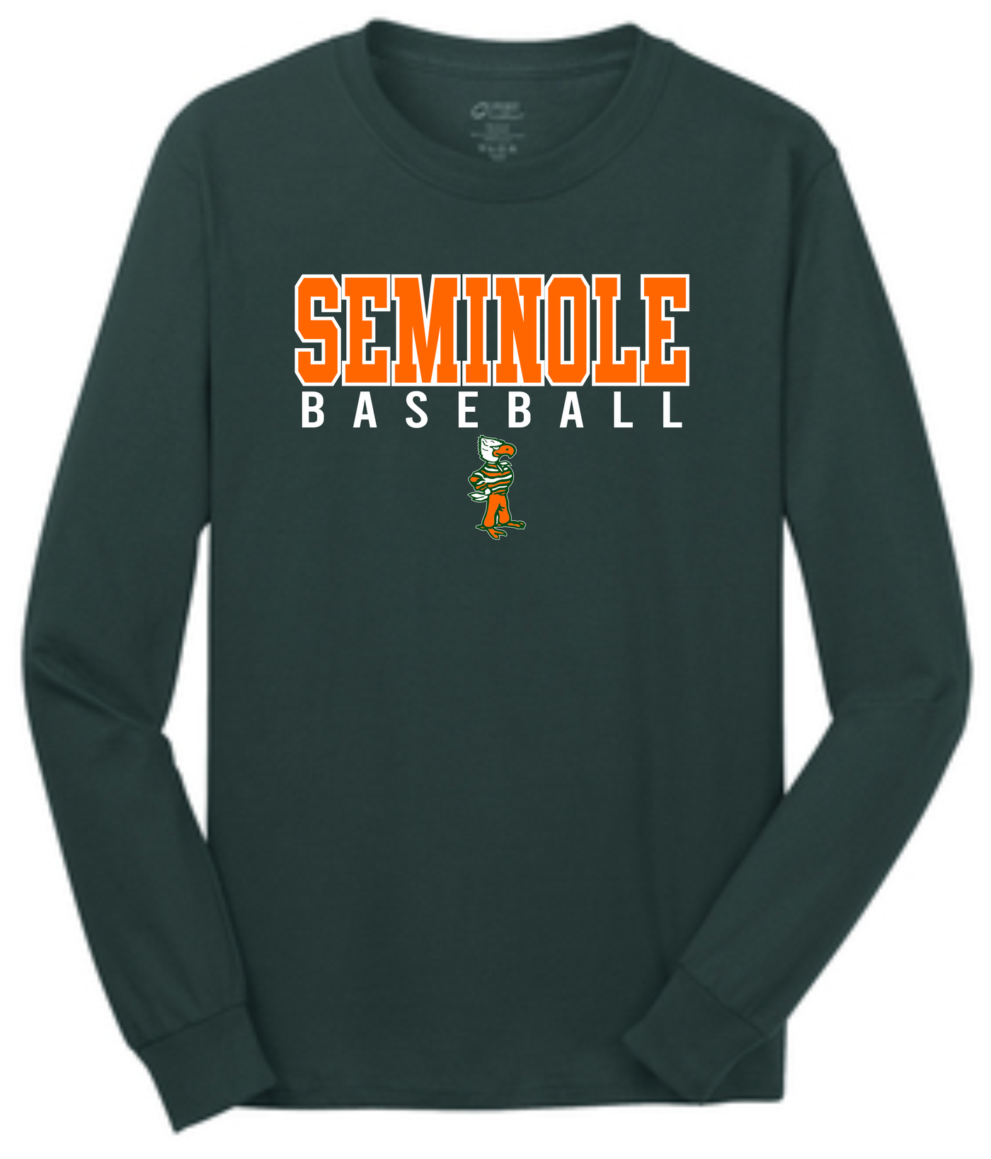 SHS Baseball Cotton Long Sleeve Shirt - PC54LS Port & Company® Long Sleeve Core Cotton Tee