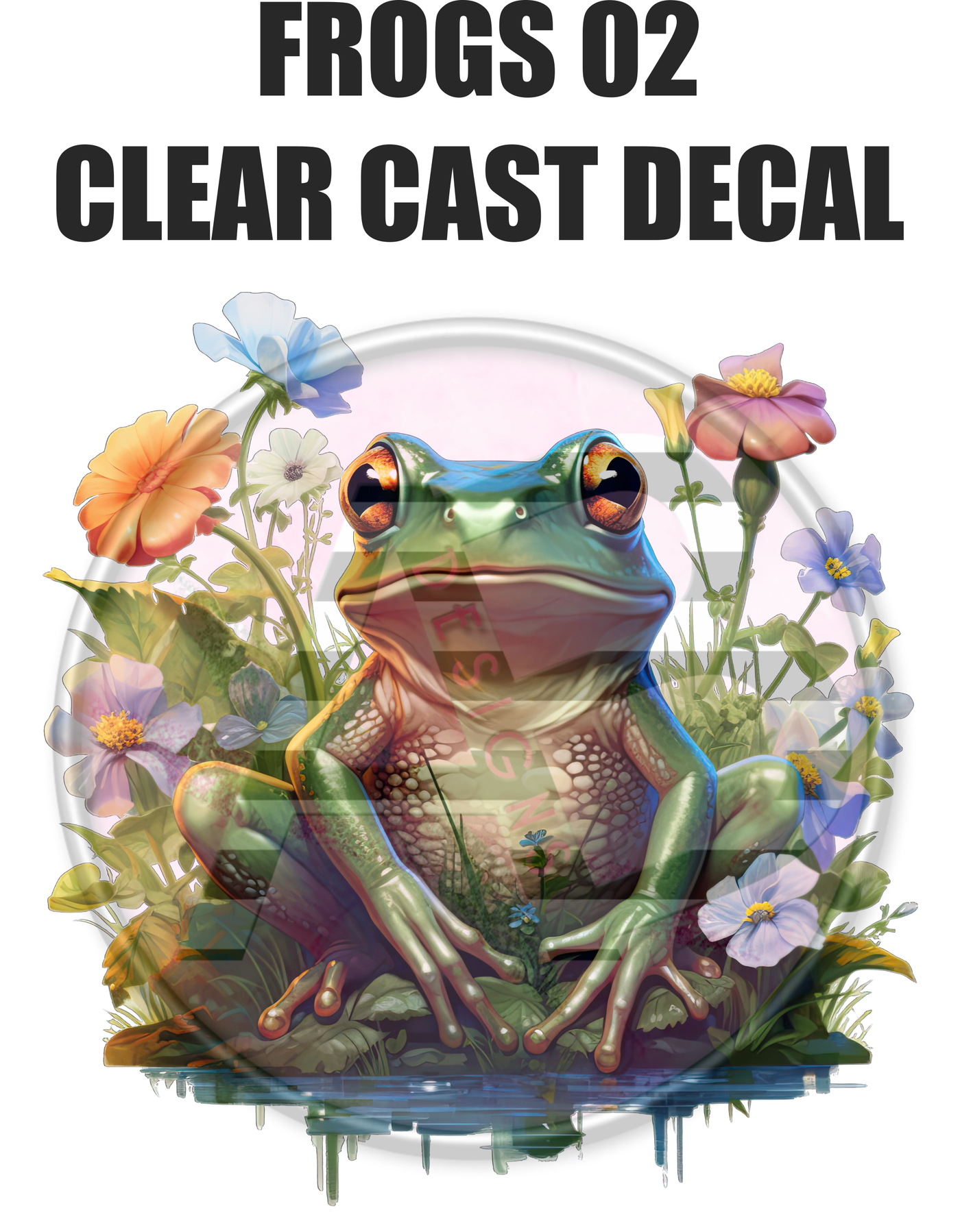Frogs 02 - Clear Cast Decal - 148