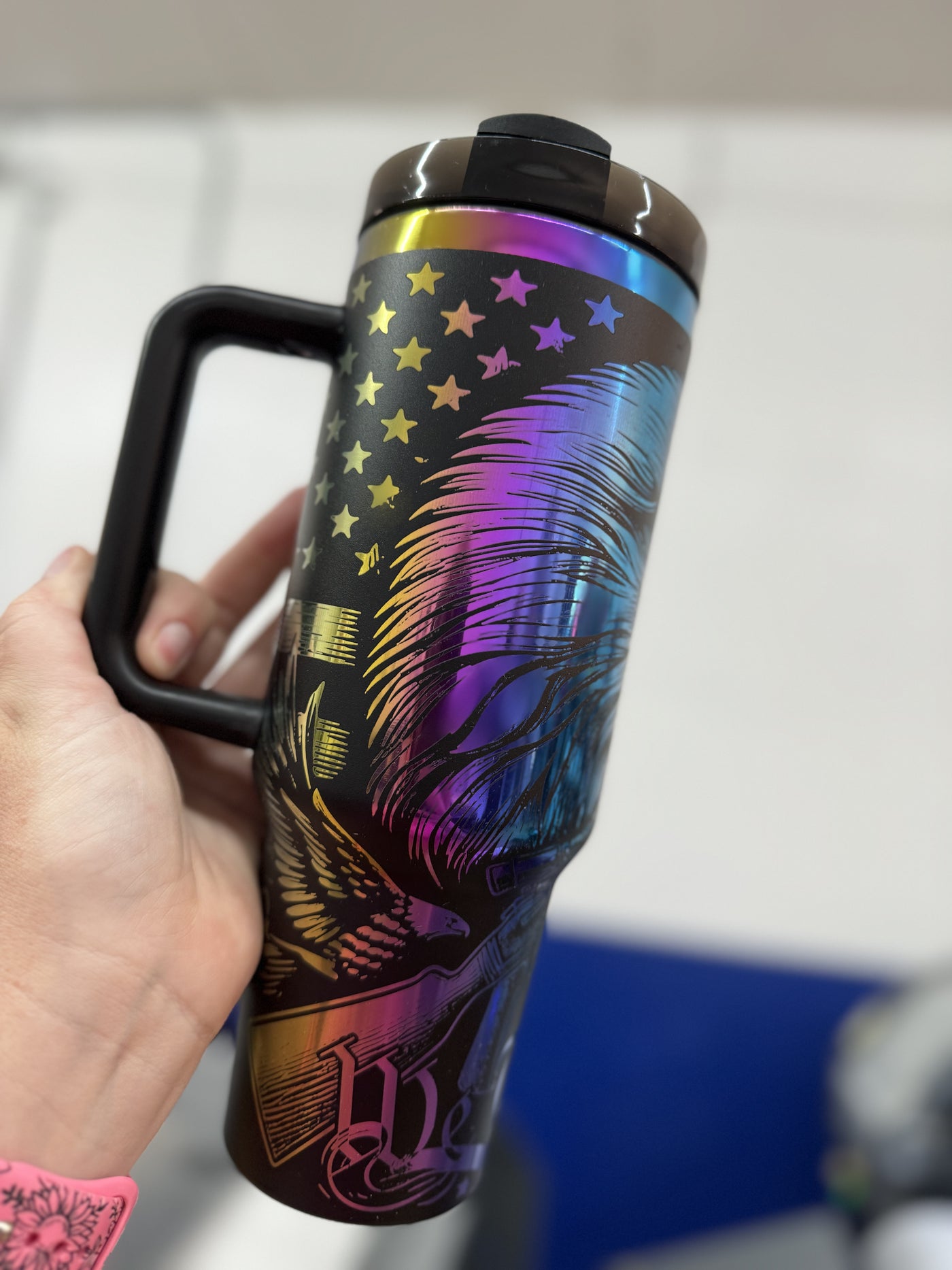 We The People 40oz - Custom Laser Engraved