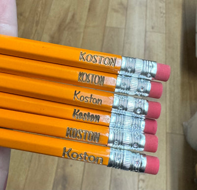 Engraved Pencils | Custom Engraved Personalized Pencils