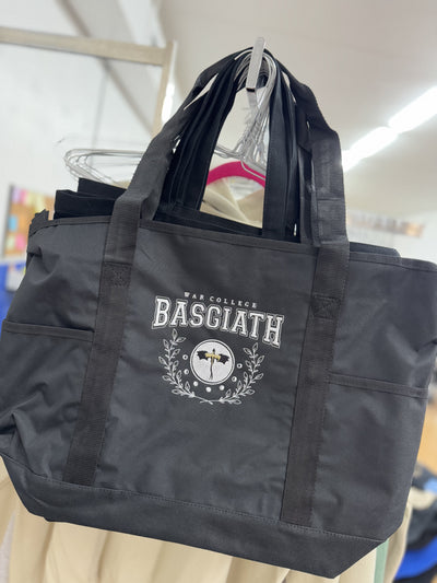 Basgiath | 4th Wing | Dragon Bag | Custom Embroidered Tote