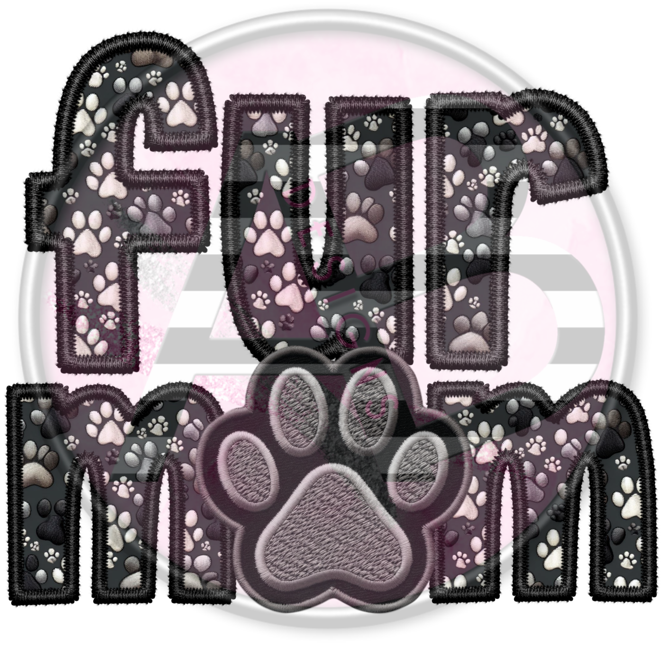 DTF Heat Transfer - Fur Mom 02