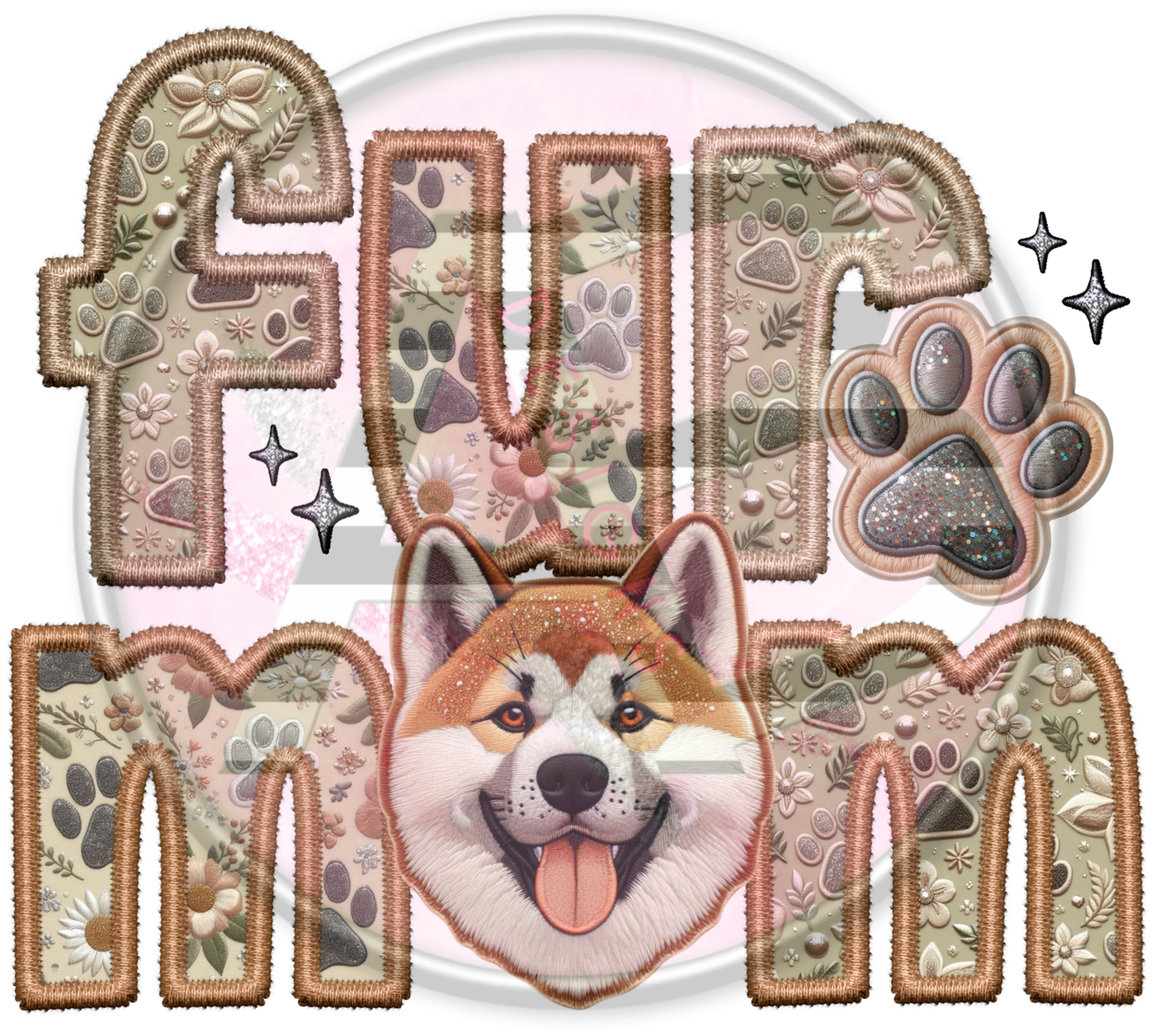 DTF Heat Transfer - Fur Mom 03